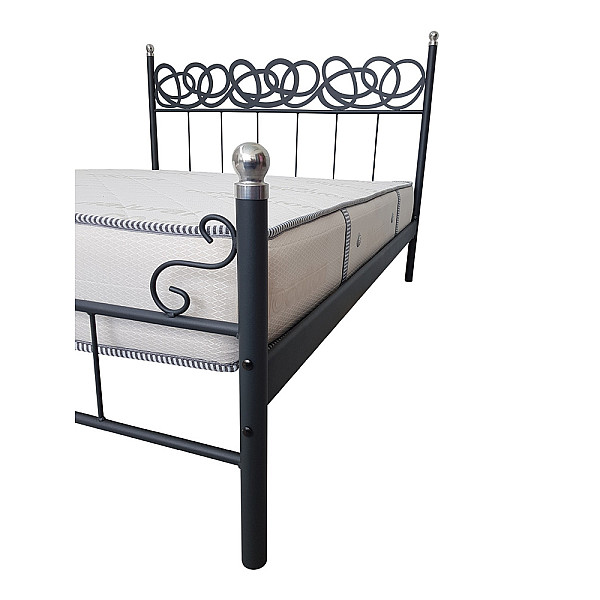Κρεβάτι μεταλλικό Draw Lazer διπλό 150x200 - Ελληνικής κατασκευής