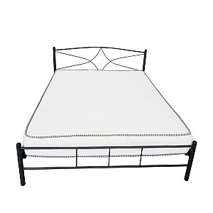 Κρεβάτι μεταλλικό μονό Rhodes με στρώμα 90x200 - Ελληνικής κατασκευής