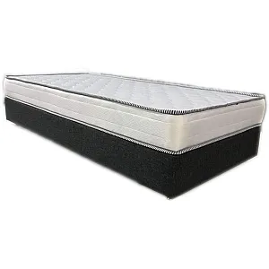 Υπόστρωμα κρεβάτι Box με inox πόδια μονό 80x200x27cm - Μέχρι 6 άτοκες δόσεις